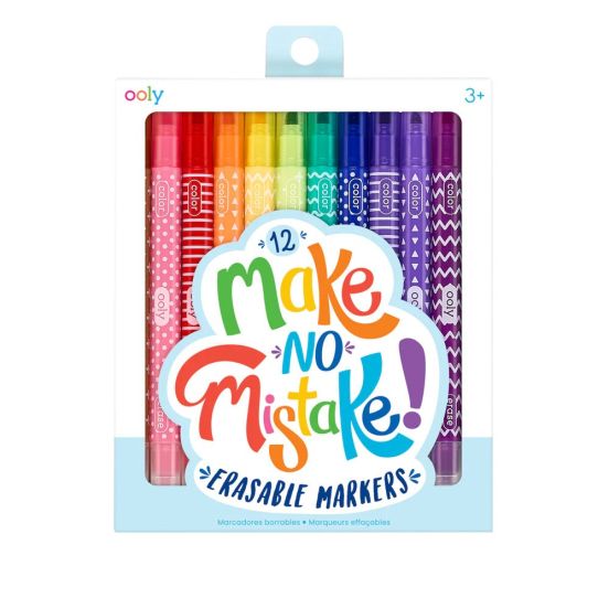'Make No Mistake' Erasable Markers