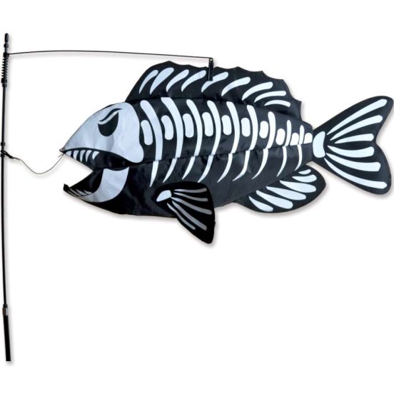 Bone Fish Swimming Windsock