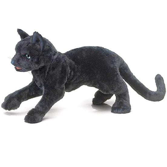 Black Cat Hand Puppet