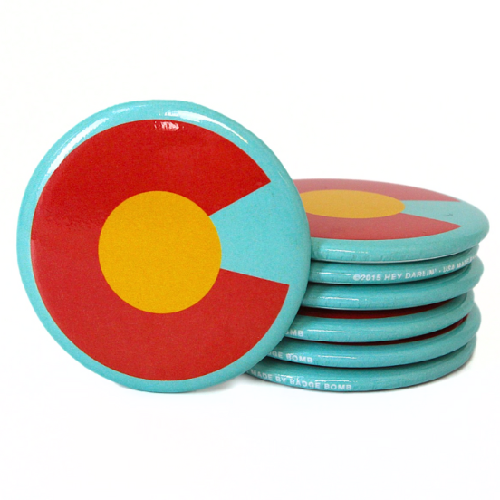 Colorado Button Magnet