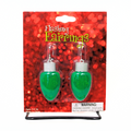 Light-Up Holiday Bulb Earrings