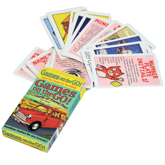Games on the Go! Travel Cards