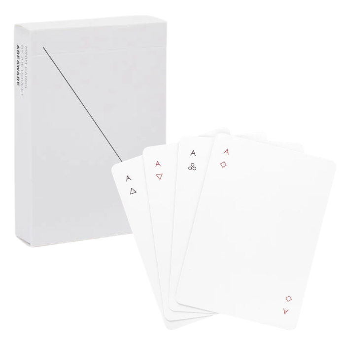 White Minim Playing Cards