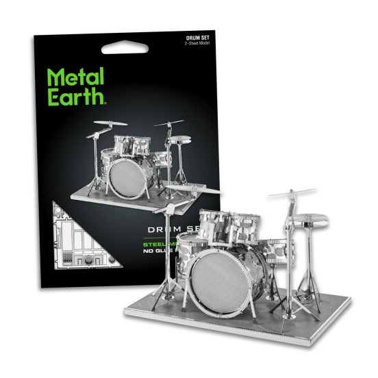 Metal Earth: Drum Set Metal Model Kit