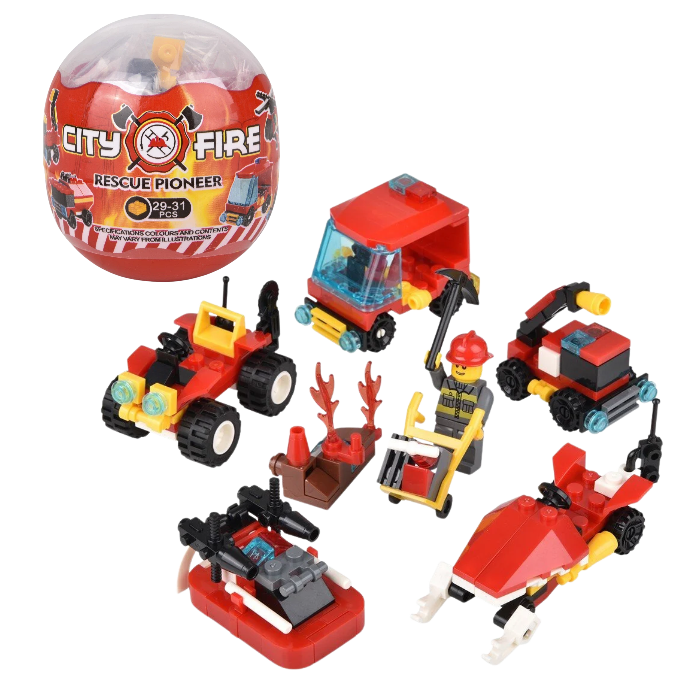 Fire Rescue Building Block Set