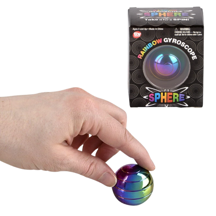 Rainbow Gyroscope Sphere
