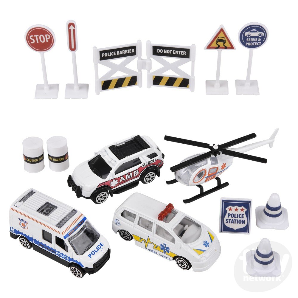Die-Cast Police Play Set