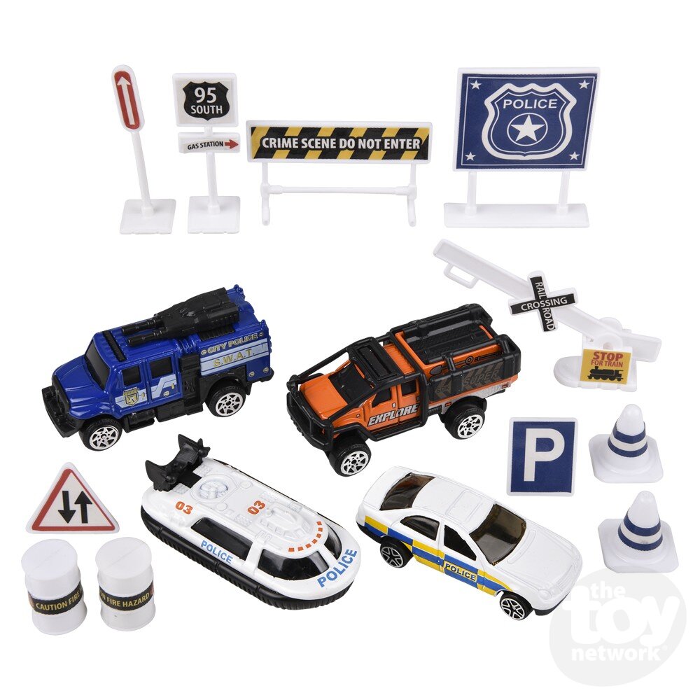 Die-Cast Police Play Set