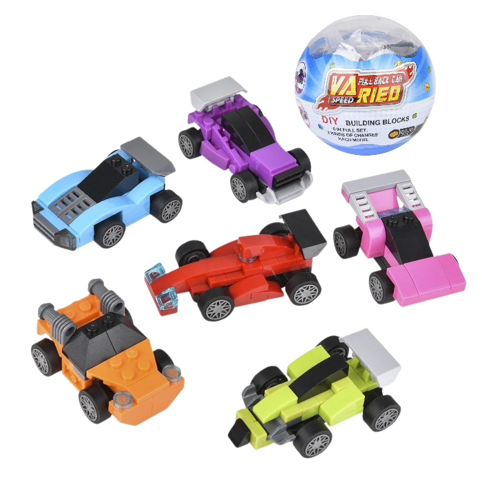 Race Car Building Block Set