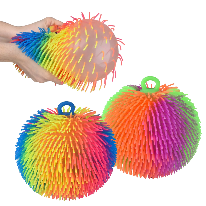 Rainbow Puffer Ball