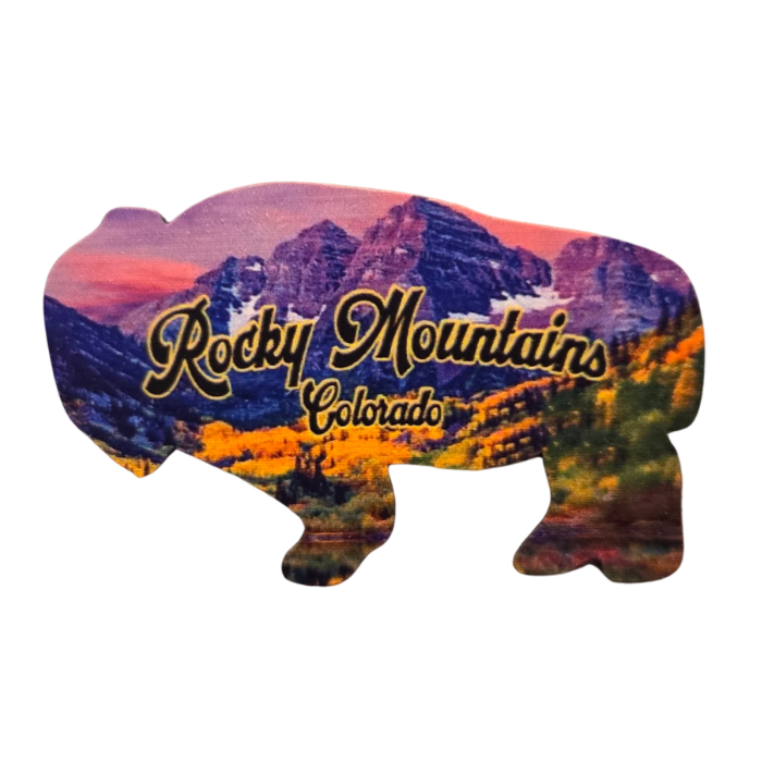 'Rocky Mountains' Bison Magnet