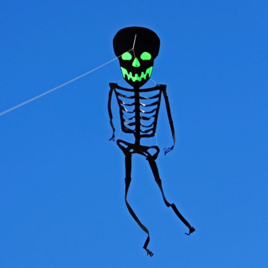 13ft Black Skeleton Kite