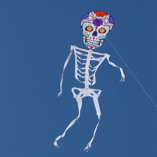 21ft Dia de los Muertos Skeleton Kite