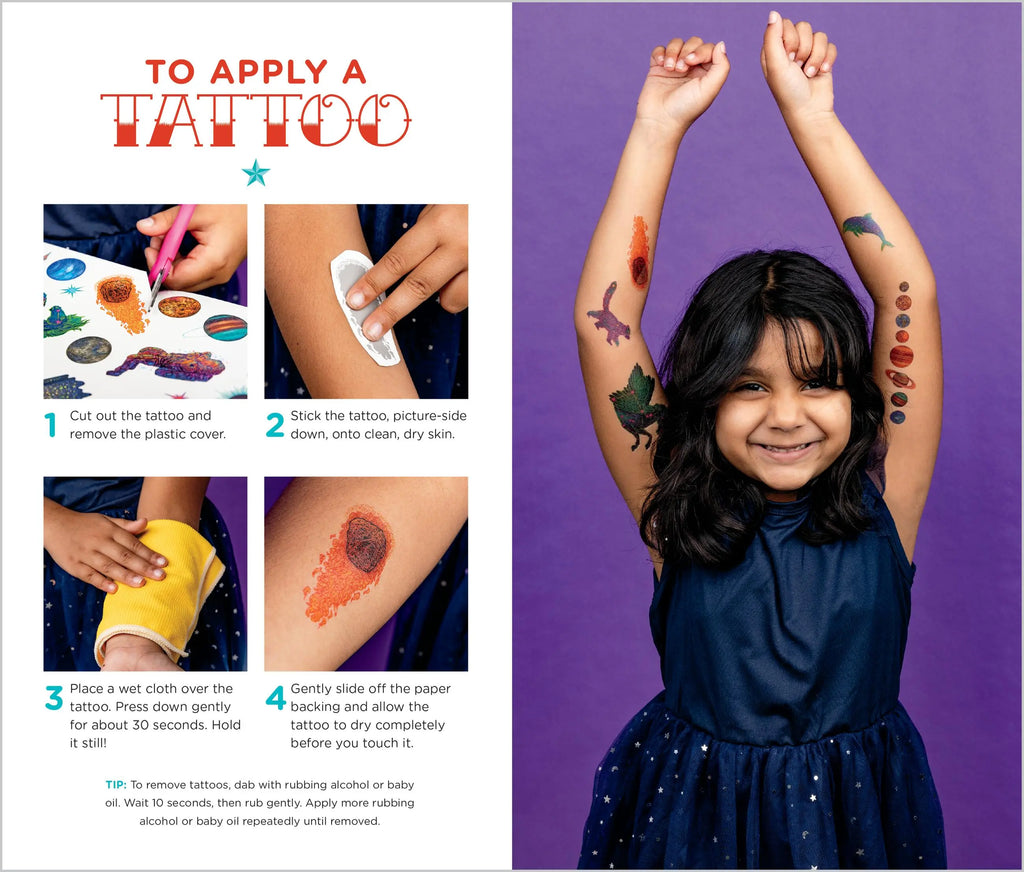 Temporary Tattoos that Teach