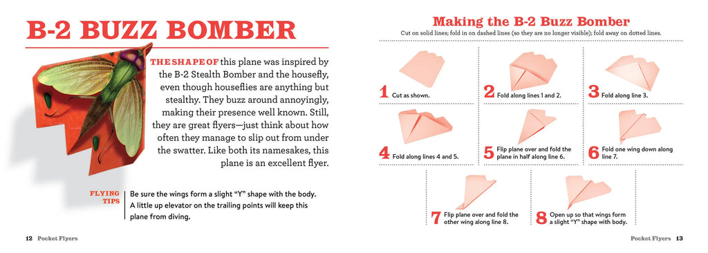 Pocket Flyer Paper Airplane Book