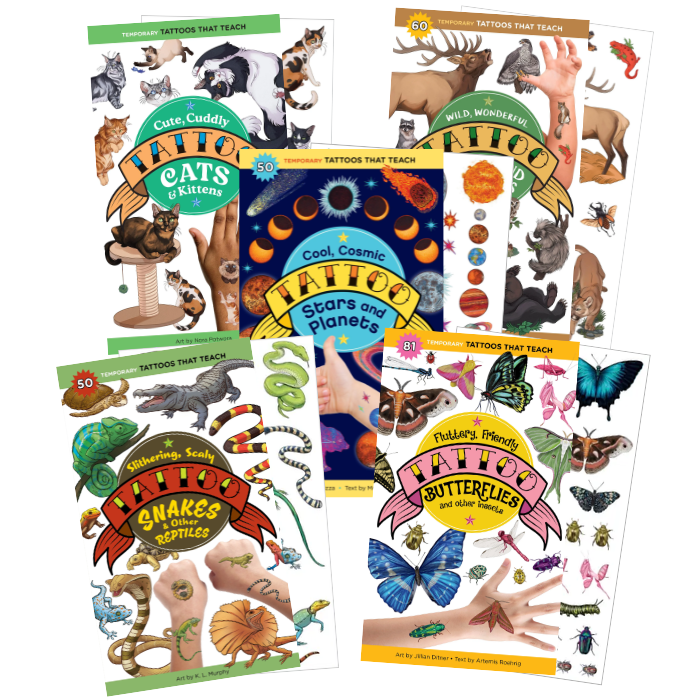 Temporary Tattoos that Teach