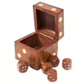Handcrafted Rosewood Dice Box