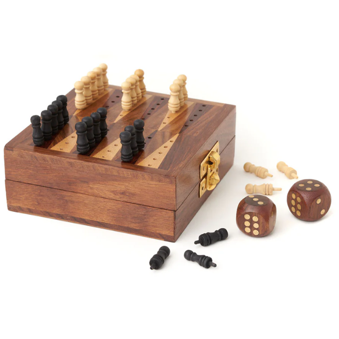 Handcrafted Rosewood Backgammon