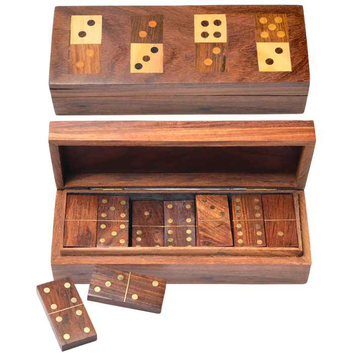 Handcrafted Rosewood Domino Set