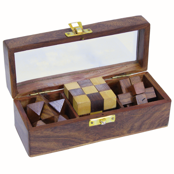 Rosewood Puzzle Game Trio