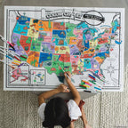 Color & Find Map Posters