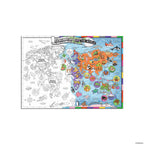 Color & Find Map Posters