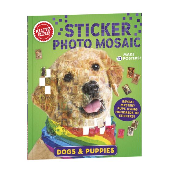 Photo Mosaic Sticker Book: Dogs & Puppies
