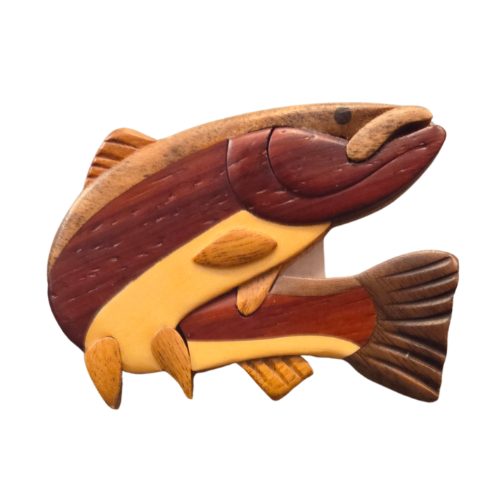 Wooden Intarsia Magnet