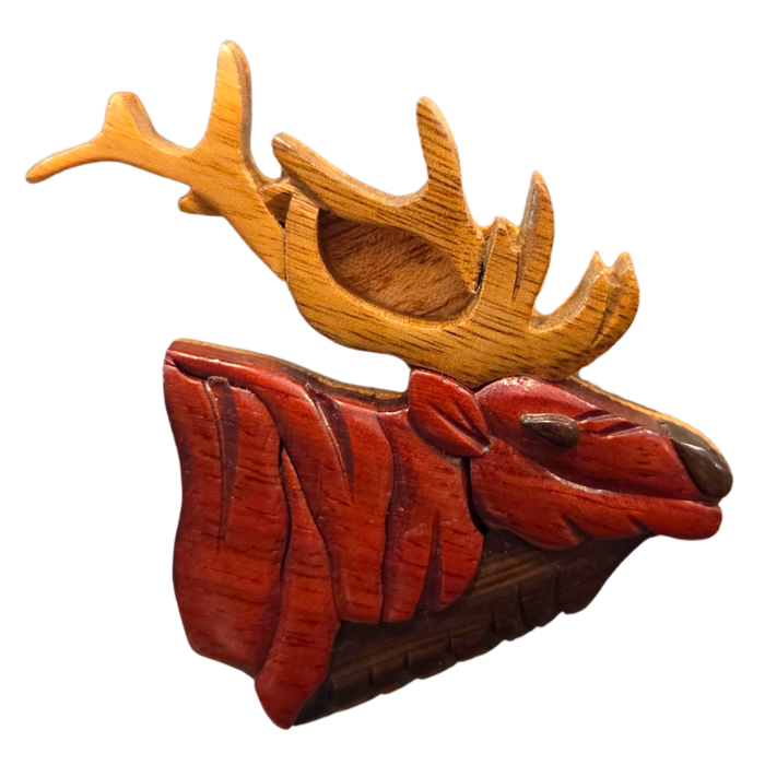Wooden Intarsia Magnet