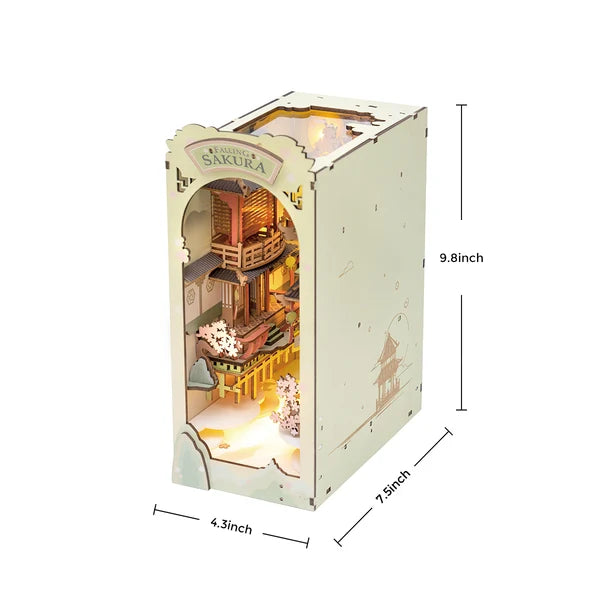 Falling Sakura Book Nook Kit