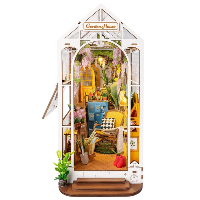 Flower Garden House Book Nook Kit