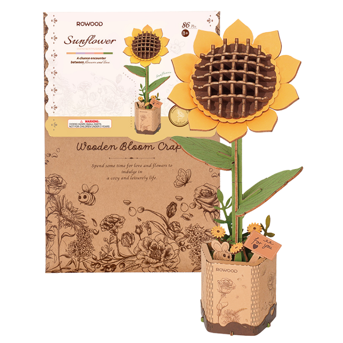 Rowood Wooden Flower Craft Kit