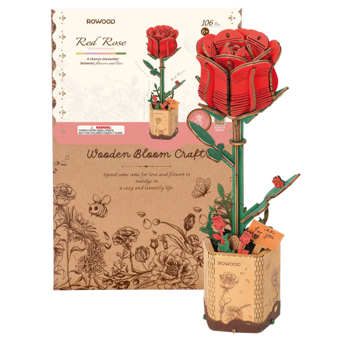 Rowood Wooden Flower Craft Kit