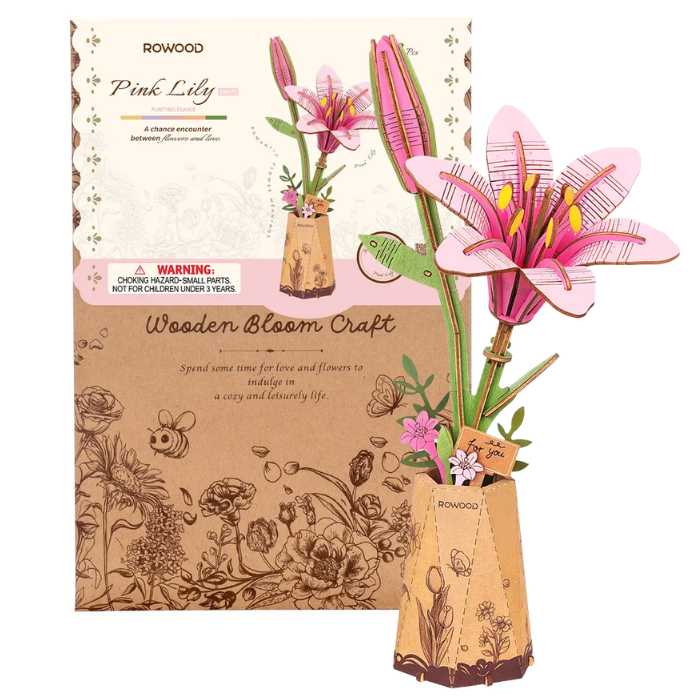 Rowood Wooden Flower Craft Kit