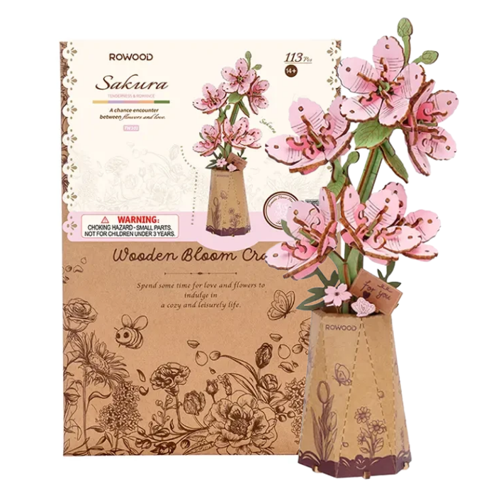 Rowood Wooden Flower Craft Kit