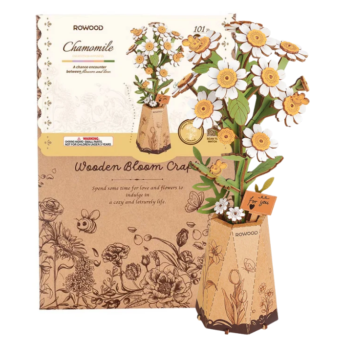 Rowood Wooden Flower Craft Kit