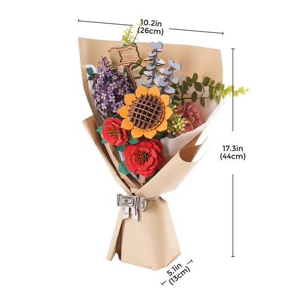 Wooden Flower Bouquet Kit