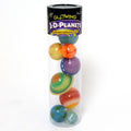 Glowing 3D Planets