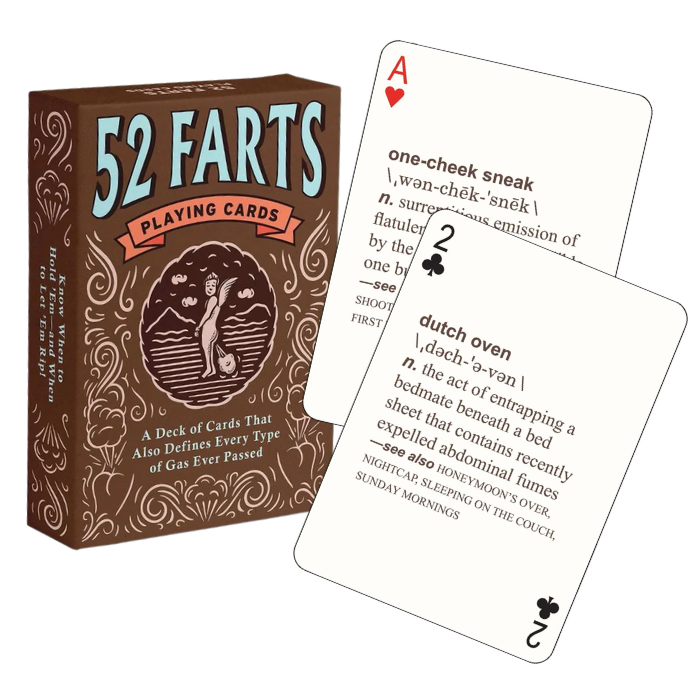 52 Farts Playing Cards