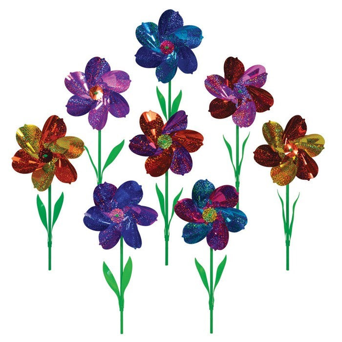 8" Flower Pinwheel