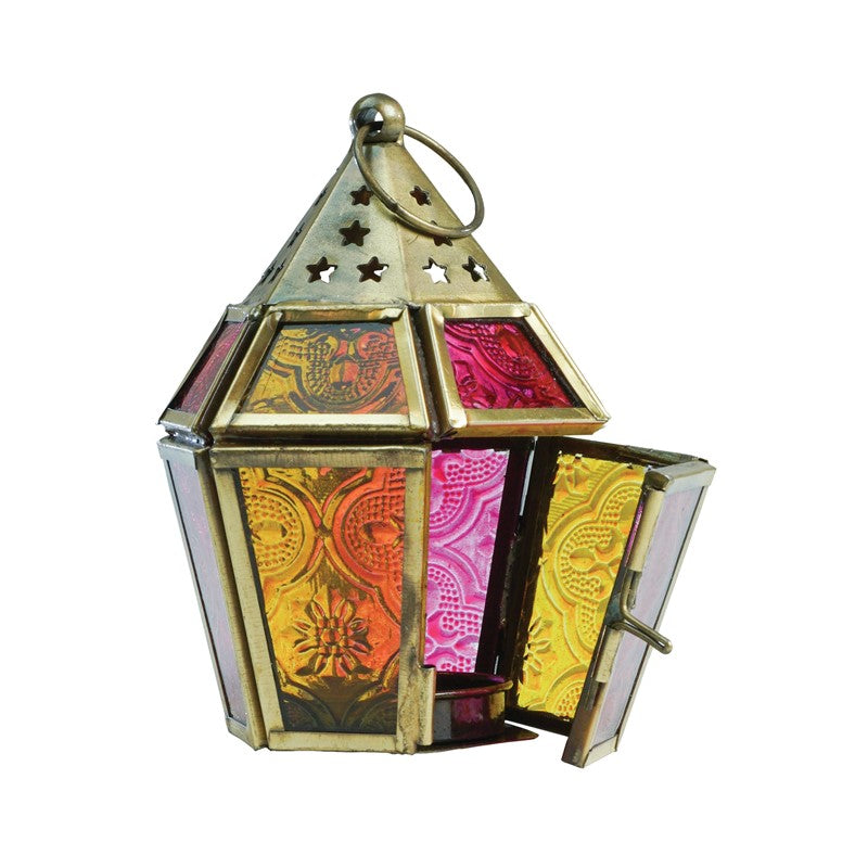 Mini Hex Tealight Lantern