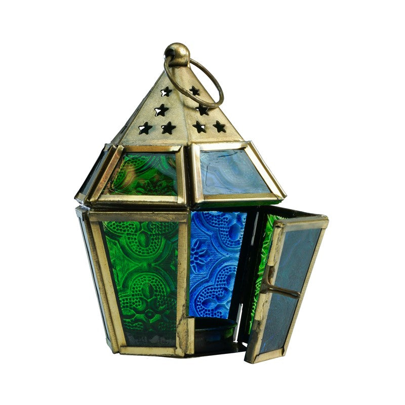 Mini Hex Tealight Lantern