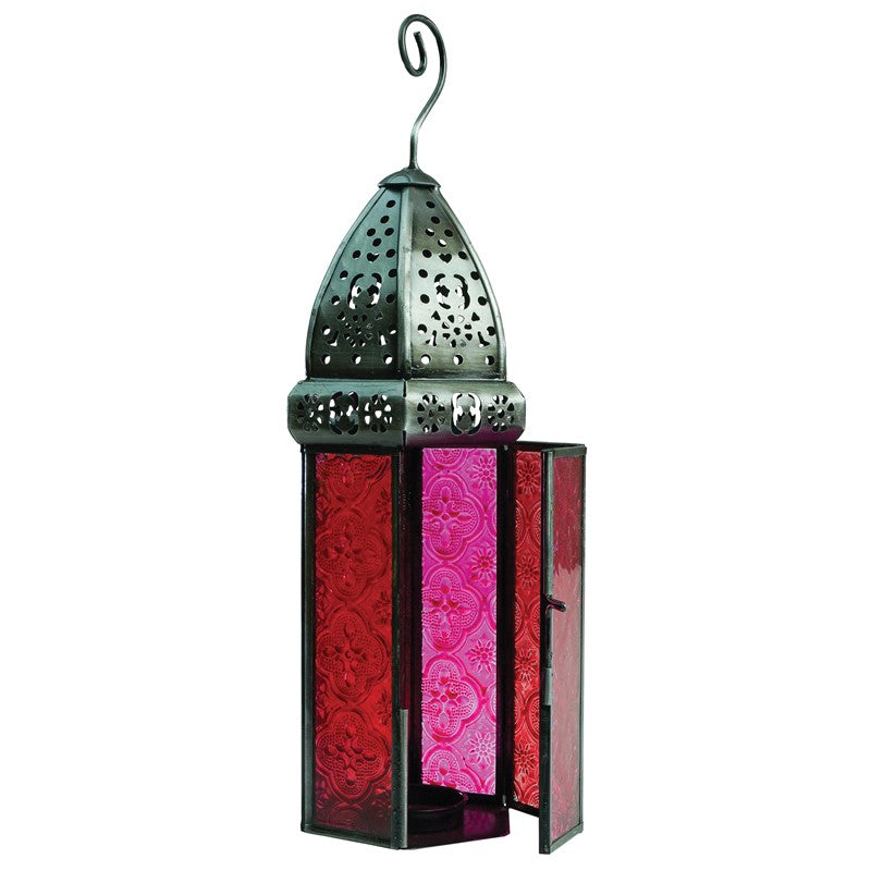 Large Hex Tealight Lantern