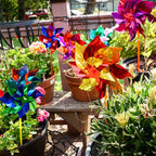 8" Sparkle 2-Tone Pinwheel