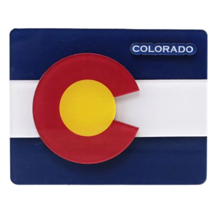 3D Colorado Flag Magnet