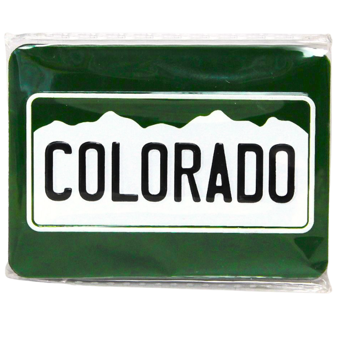 Colorado License Plate Tin Magnet