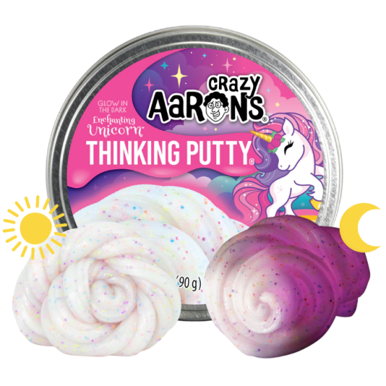 Crazy Aaron's Enchanting Unicorn Thinking Putty