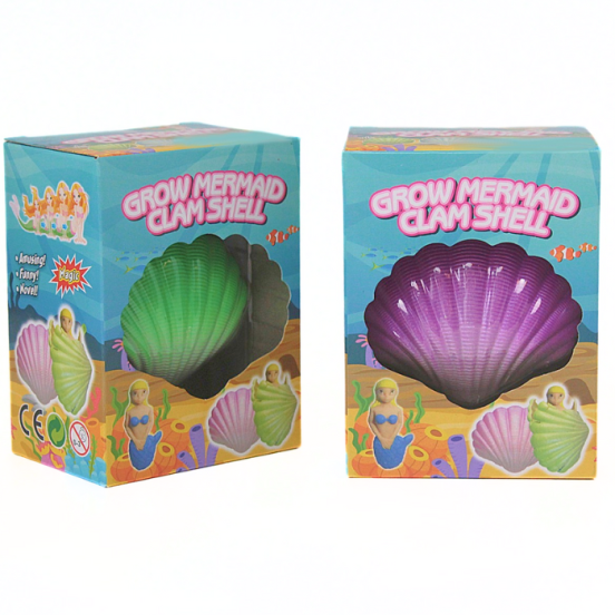 Grow Mermaid Clamshell