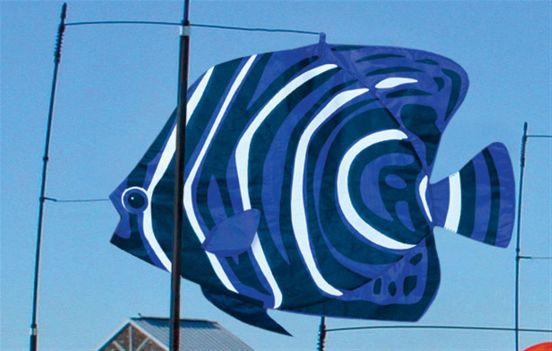 Tropical Swimming Fish Windsock