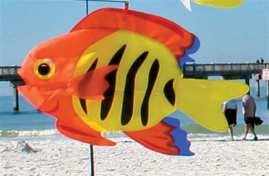 Tropical Swimming Fish Windsock